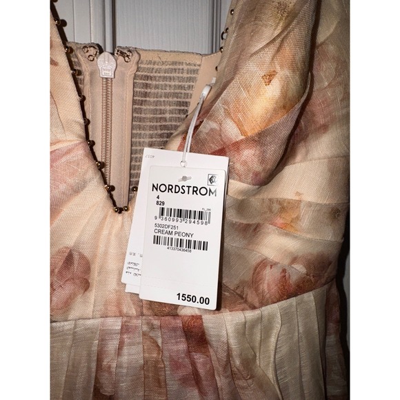 ZIMMERMANN
Hypnotic floral linen and silk minidress Size 4 - Picture 5 of 10